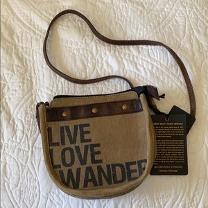 Mona B “Live Love Wonder” Satchel